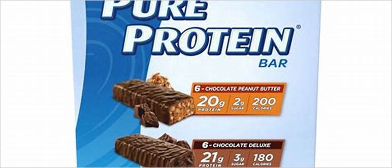 Pure protein bars